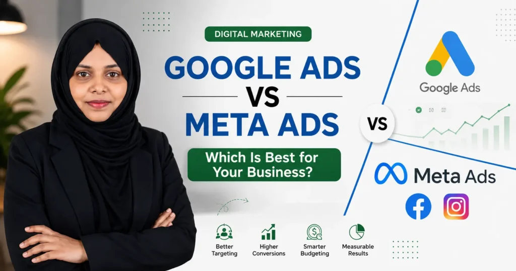 Google Ads vs. Meta Ads comparison for business